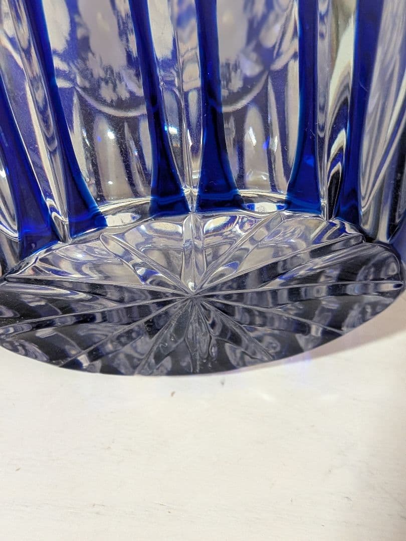 ELBE CRYSTAL エルベ クリスタル花瓶　切子　花切子