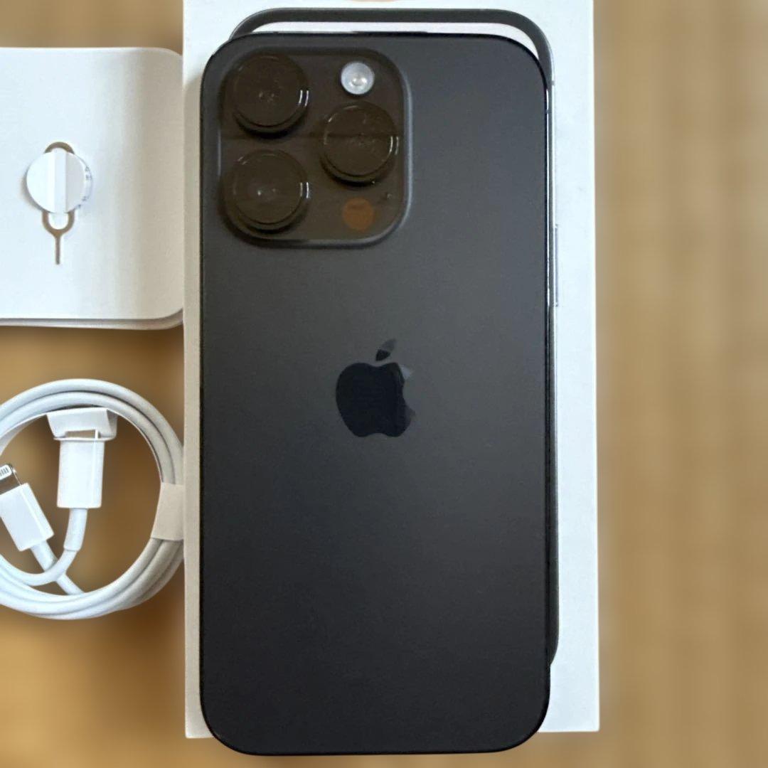 iPhone 14Pro 128GB スペースブラック りんご