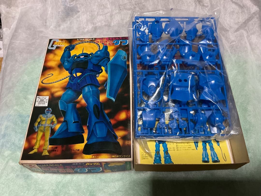完全初版　未組立・未開封　機動戦士ガンダム　グフ　1/144 36202のみ