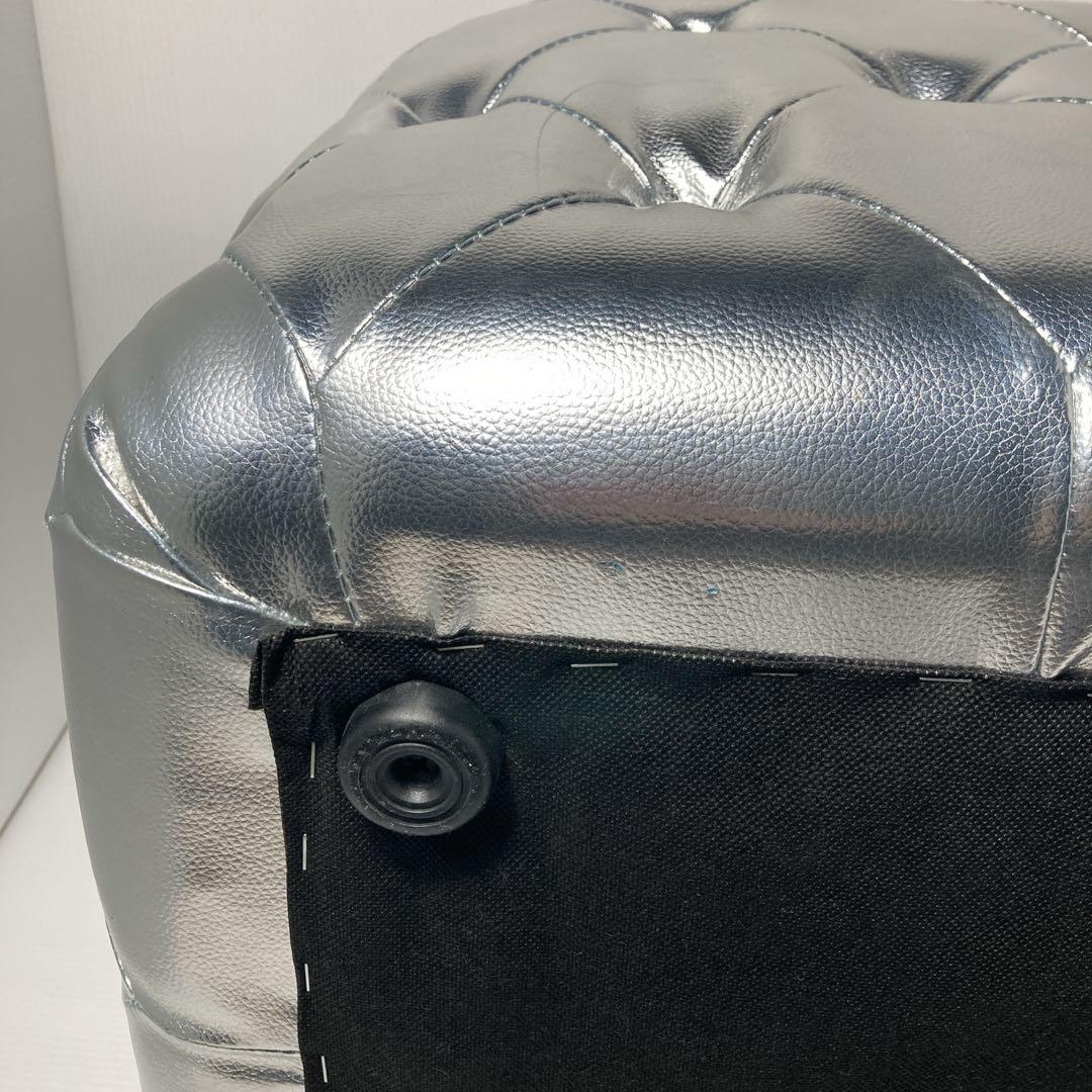 キラキラスツール　デコレーション　クリスタル キルティング　スツール　チェア