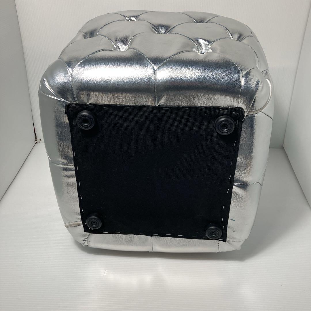 キラキラスツール　デコレーション　クリスタル キルティング　スツール　チェア