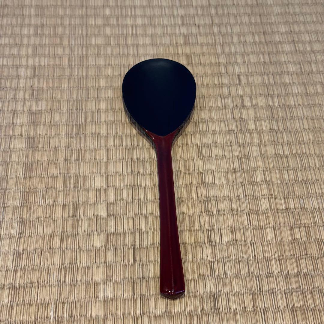 塗櫃 本堅地 飯器 丸盆 杓文字 共箱 木製漆器 茶懐石道具 / 輪島塗