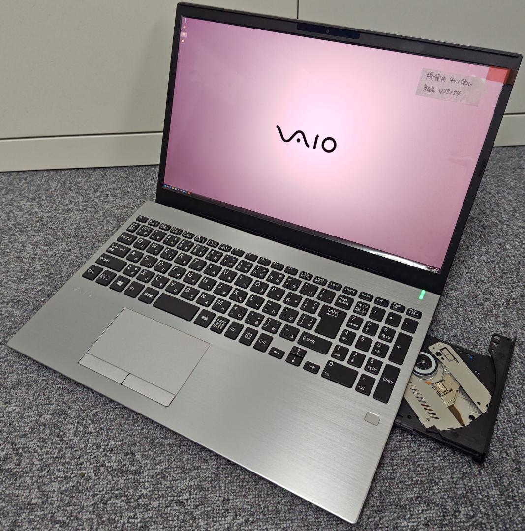美品 VAIOS15 i7 新品4K液晶 SSD+HDD メモ16GBブルーレイ