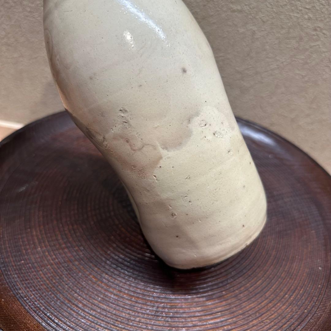 白丹波　丹波焼き　徳利　大徳利　骨董　酒器 お預け徳利