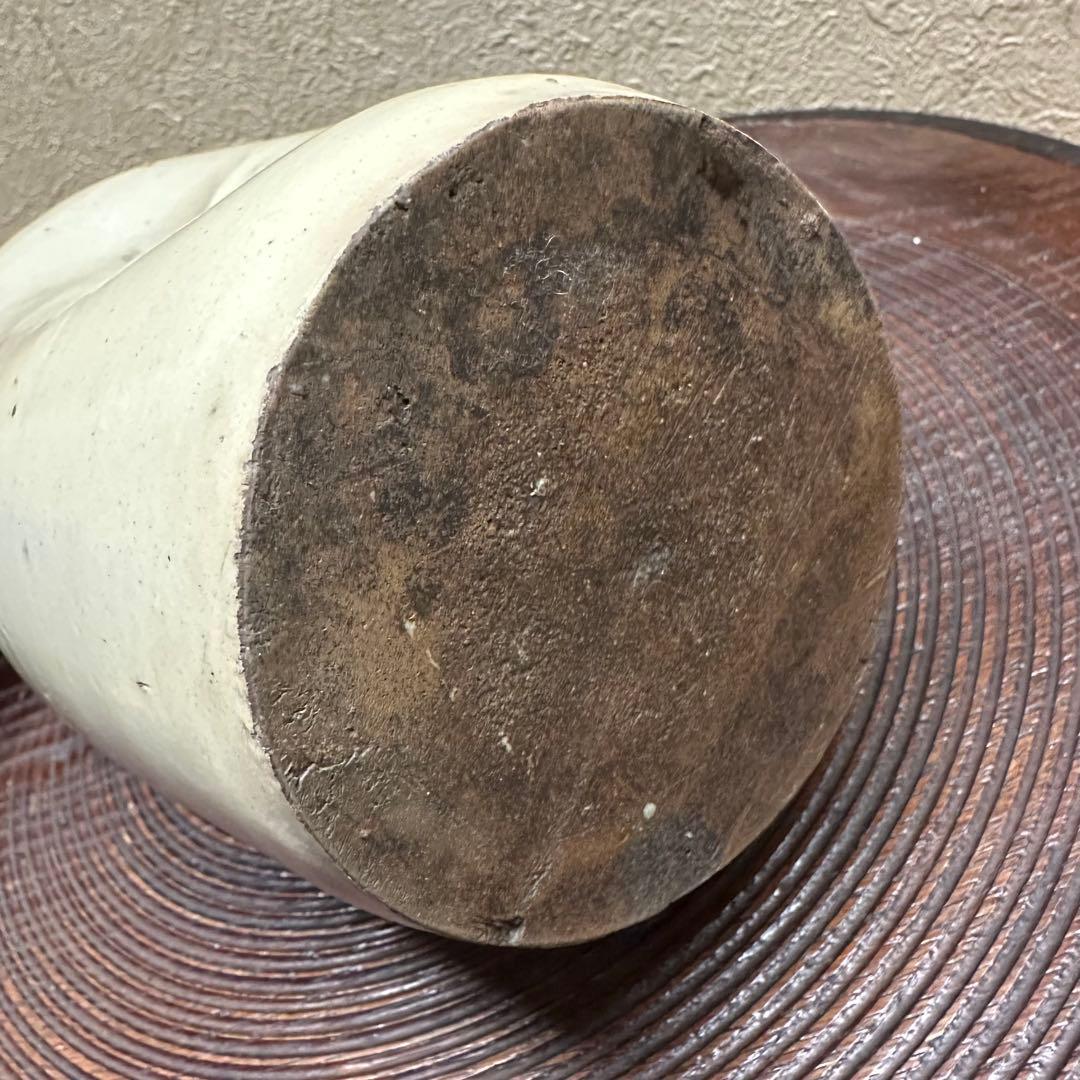 白丹波　丹波焼き　徳利　大徳利　骨董　酒器 お預け徳利