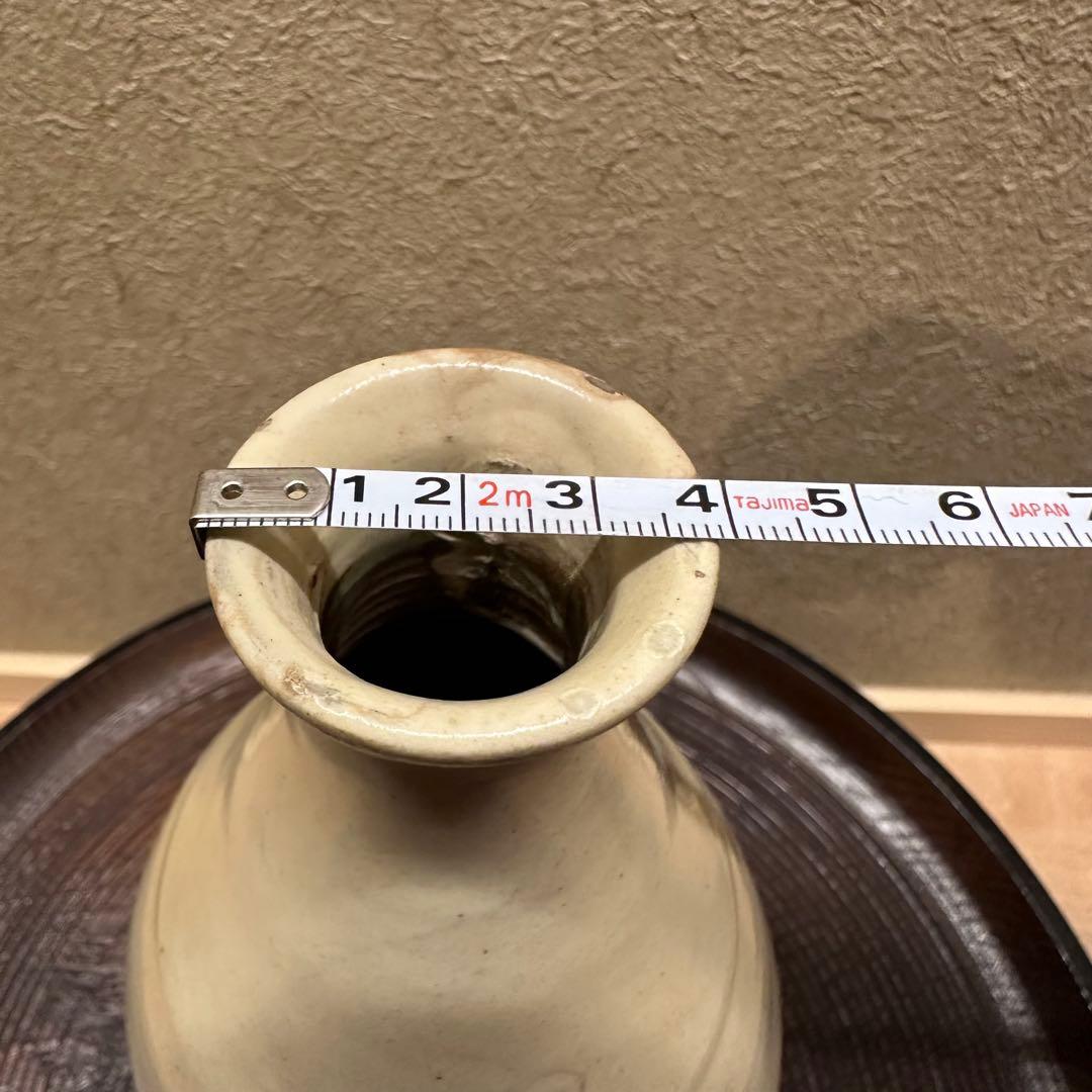 白丹波　丹波焼き　徳利　大徳利　骨董　酒器 お預け徳利