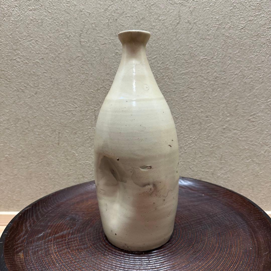 白丹波　丹波焼き　徳利　大徳利　骨董　酒器 お預け徳利