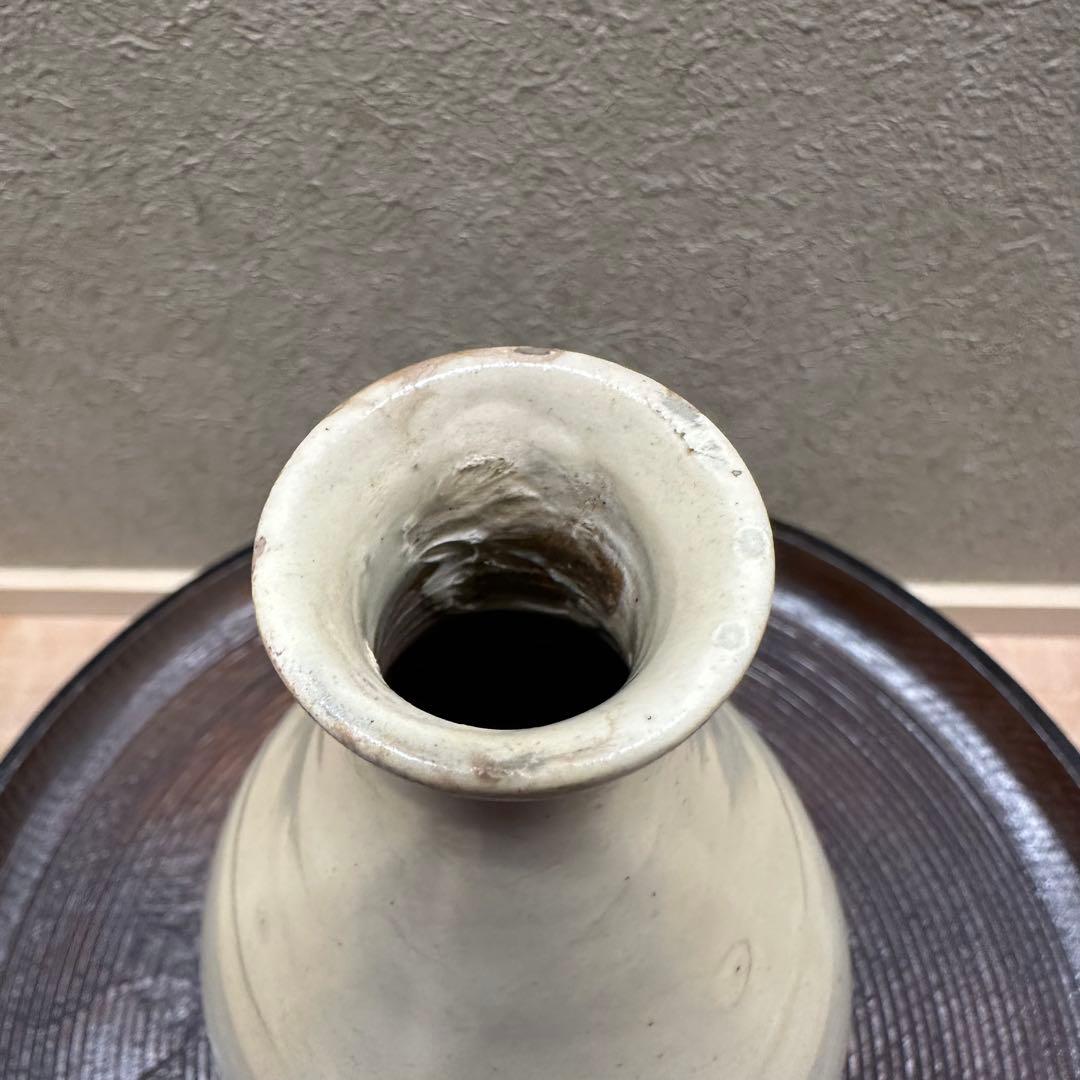 白丹波　丹波焼き　徳利　大徳利　骨董　酒器 お預け徳利