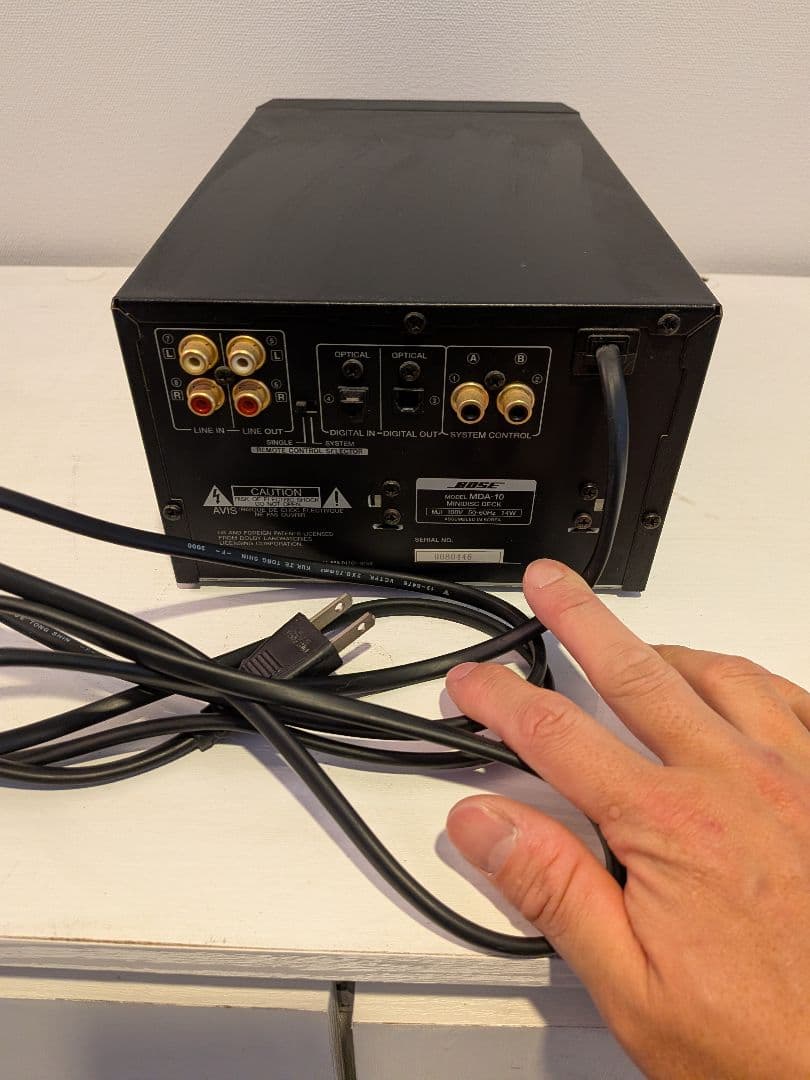 Bose MDA-10アメリカンサウンドシステム MDレコーダー(MDデッキ)