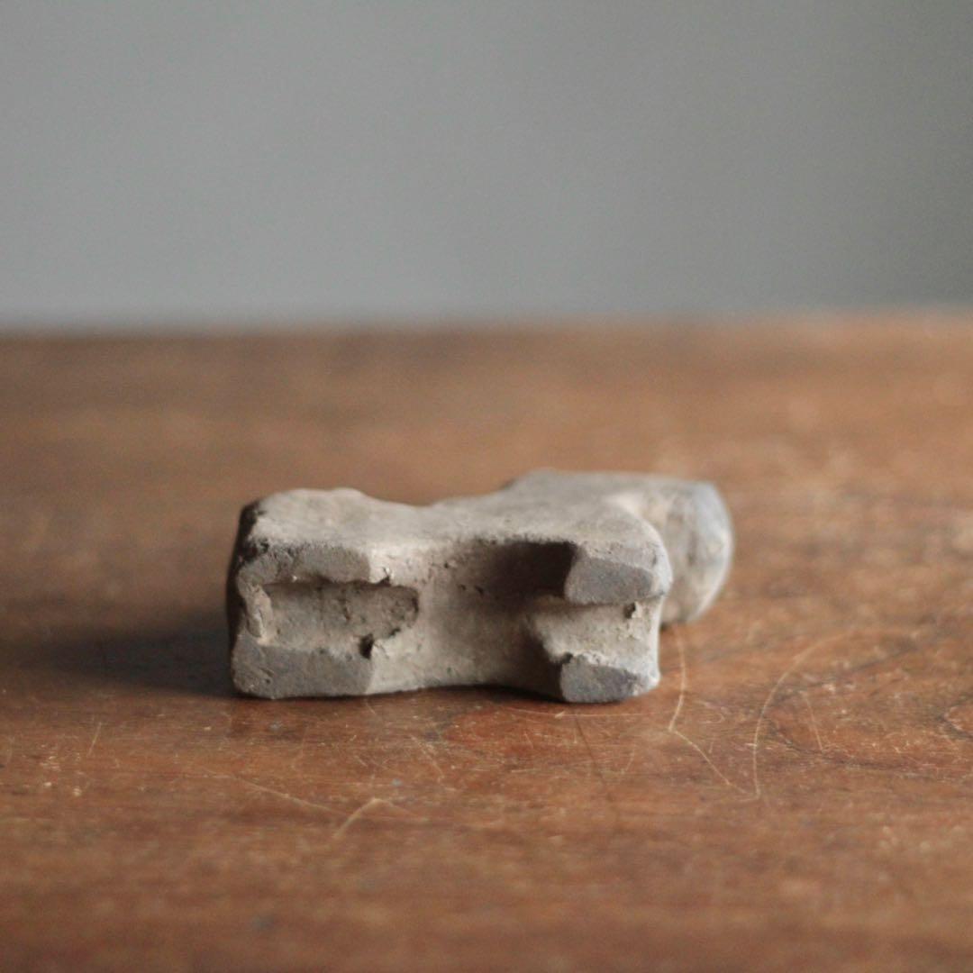 瓦質 素焼き 神馬 古道具 アンティーク オブジェ