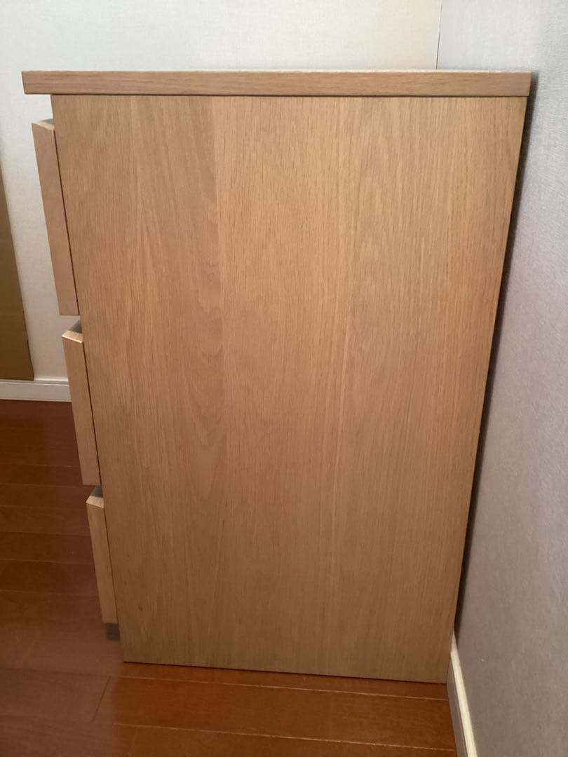 【引取価格】 IKEA MALM マルム　チェスト（引き出し×3）　2台セット