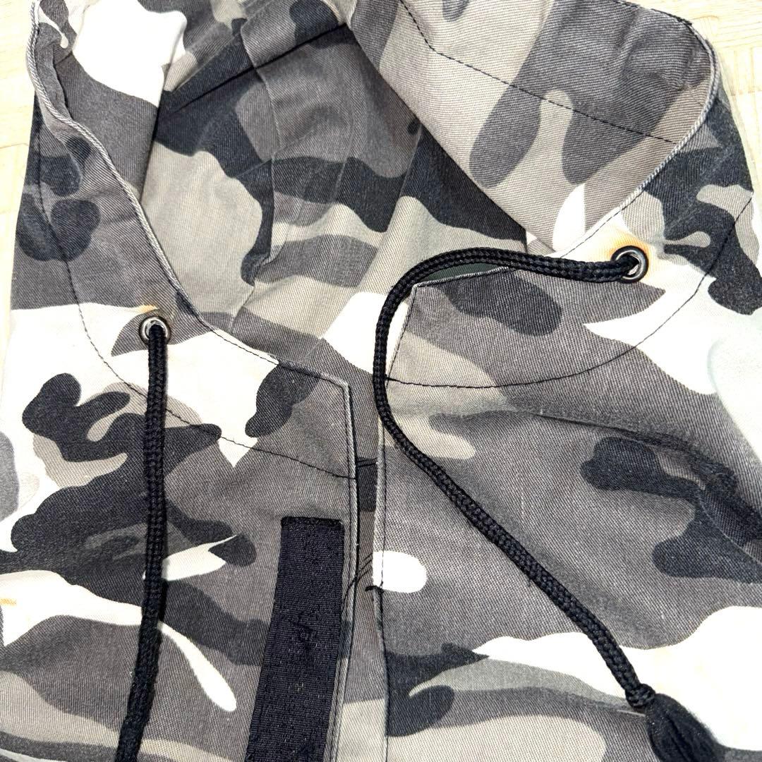 90s vintage ミリタリーカモ柄　アノラックパーカー　　　　ビッグサイズ