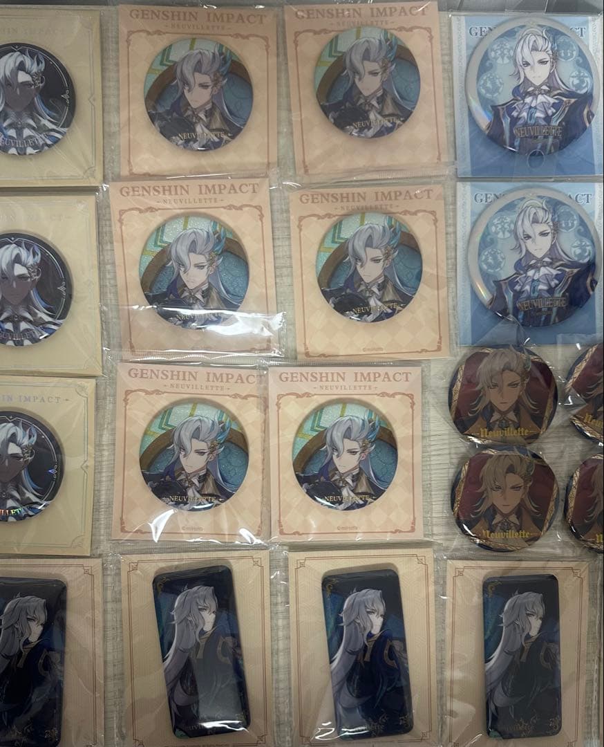 原神 ヌヴィレット 33点缶バッジ まとめ売り セット