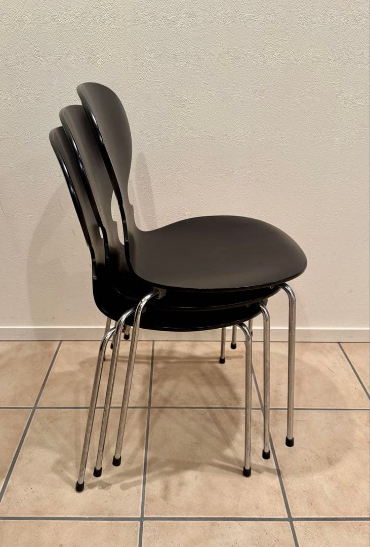 l*d様 フリッツハンセン アントチェア ブラック 4本脚（3/3)