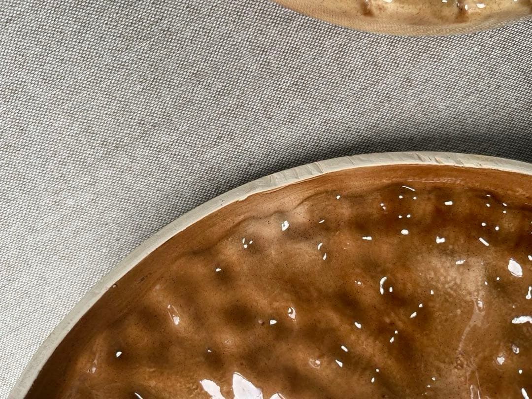 ヴィンテージ　蓋付きパイ皿 Pie Keeps 　蓋2枚　ポルトガル