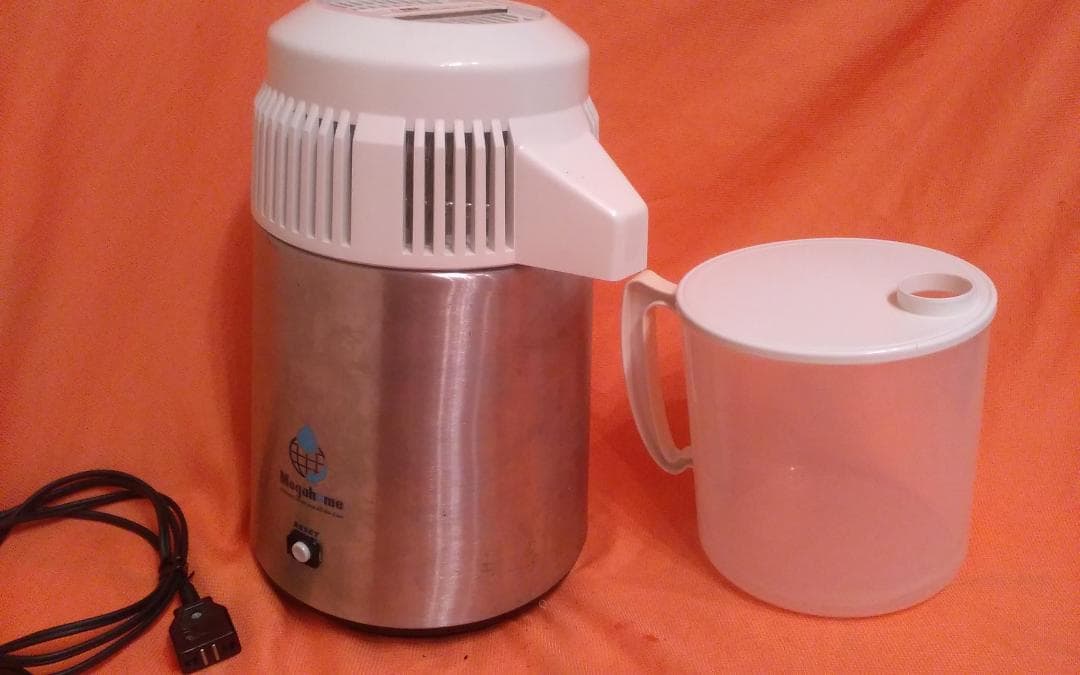 メガホーム社■蒸留水器■BPAフリー4㍑ポリ容器■飲料水■ノズル部欠品■飲料水