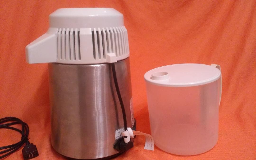 メガホーム社■蒸留水器■BPAフリー4㍑ポリ容器■飲料水■ノズル部欠品■飲料水
