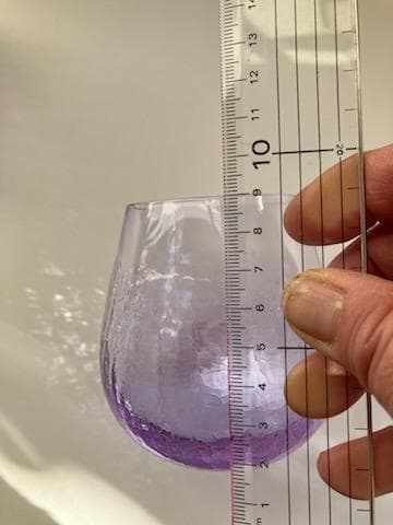 北一硝子　ゆらゆらグラス　ネオジウムガラス　カラーチェンジ