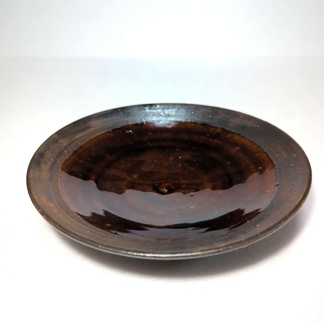 【新品】食器　丸皿 ３枚　セット　越前焼