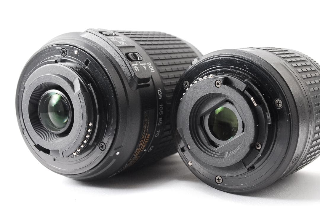 動作良好 Nikon D5600 ダブルレンズ スマホ転送 WiFi 初心者OK