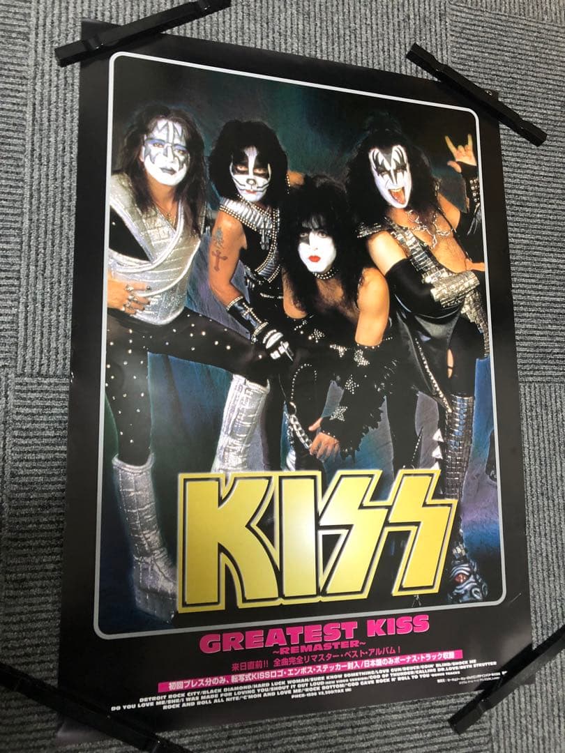 KISS　GREATEST KISS / ベスト　告知ポスター　２枚セット