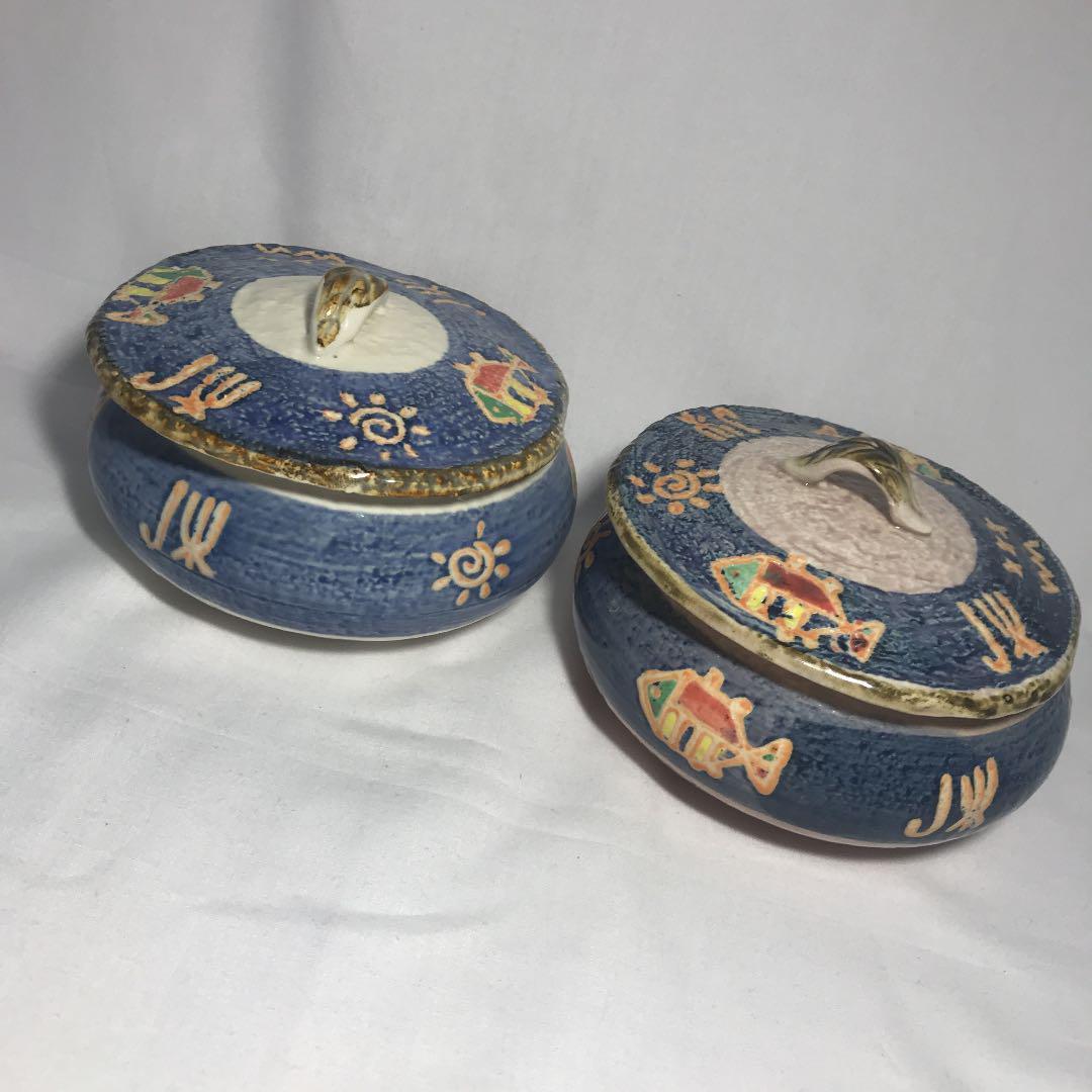 智 陶器 小物入れ お菓子 漬物 和 蓋 付き 皿 器 個性的