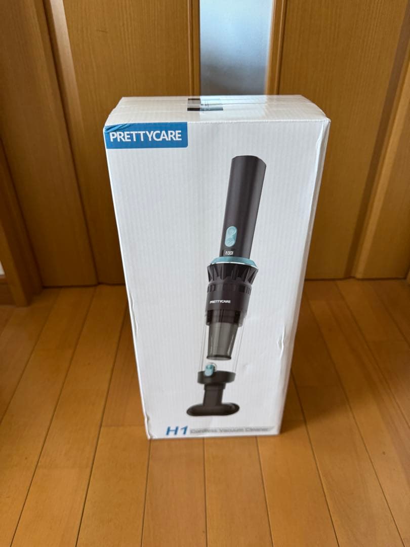 新品 ハンディクリーナー　コードレス　PRETTYCARE グレー