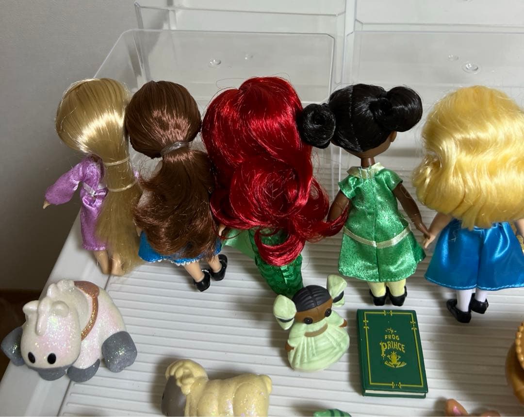 アニメータードール人形（ミニ）ティアナ、白雪姫、アリスのお人形、フィギュア