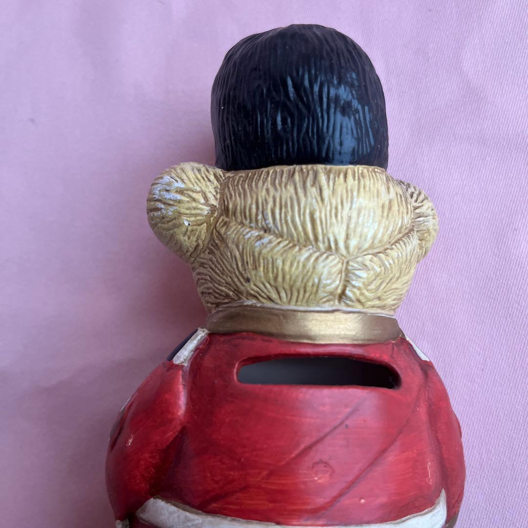 加藤工芸　KATO KOGEI テディベア　イギリス　兵隊　置物　ハンドプリント