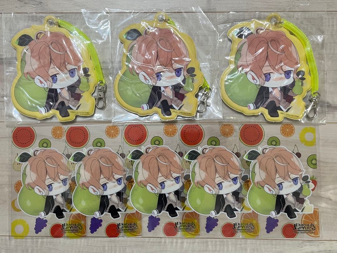 DIABOLIK LOVERS フルーツくじ 缶バッジ 逆巻シュウ まとめ売り