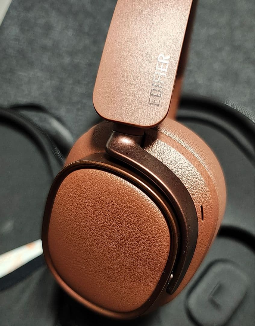 EDIFIER ES850NB ワイヤレスヘッドホン ブラウンマロン
