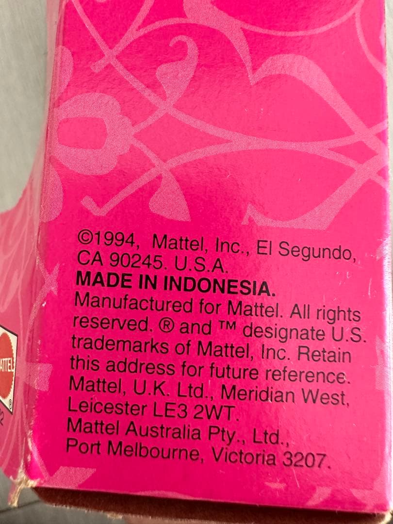 1994年バービーBarbieエメラルドエレガンス限定ヴィンテージ ドレス