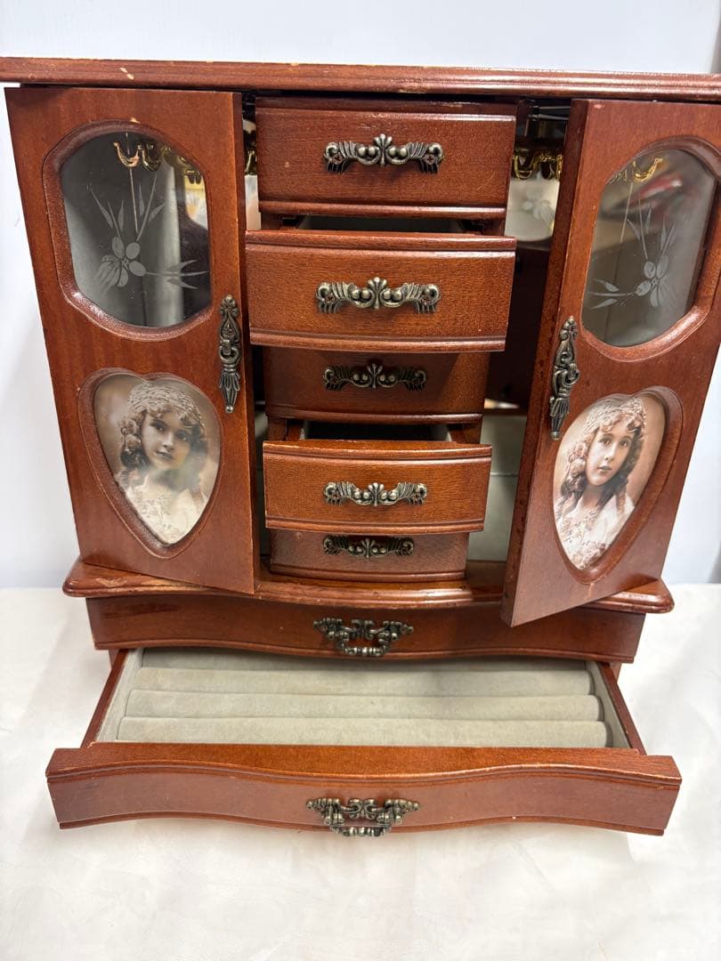 昭和レトロアンティークジュエリーBOX