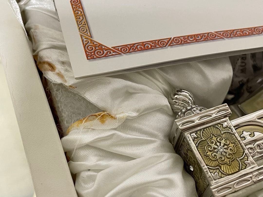 カザフスタン 「Empire」プレジデントコレクション デスクセット置時計 ペン