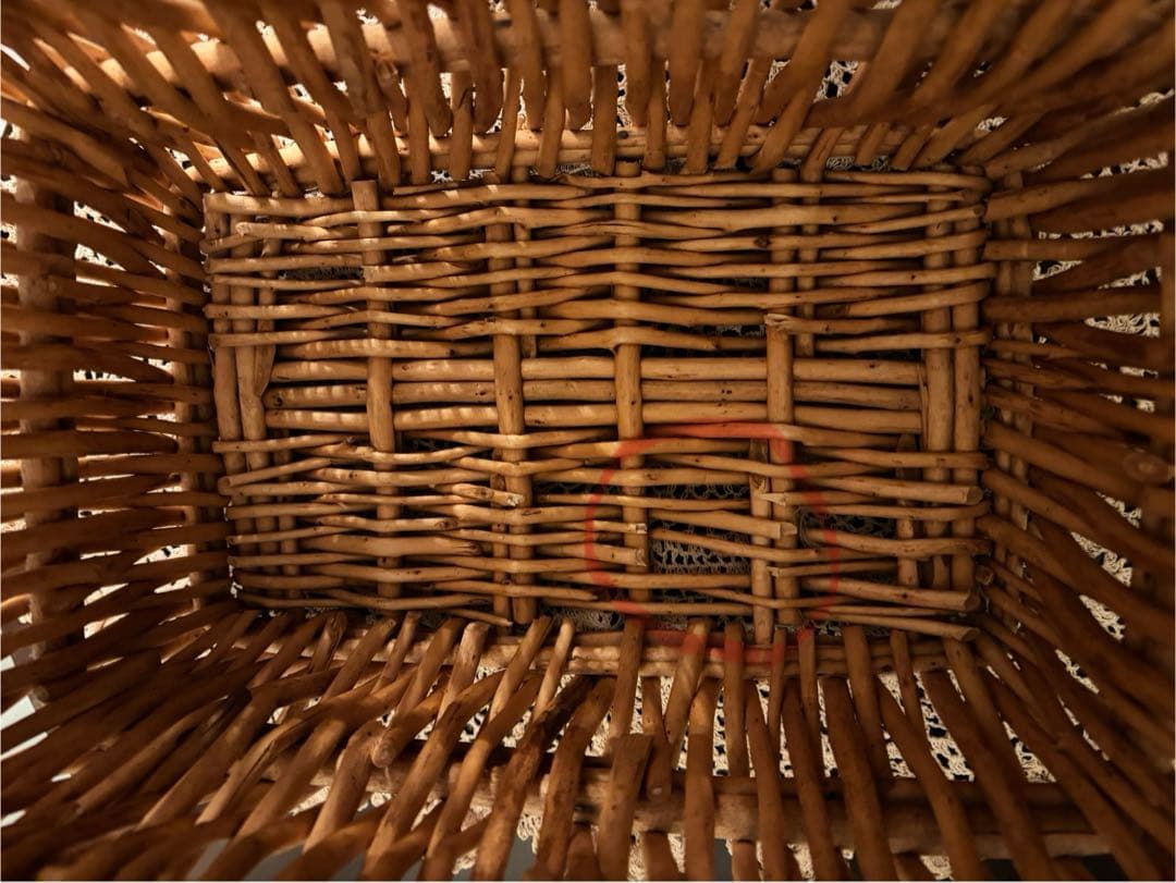 えぐみ様　ジュリスカお皿、バスケットとレースの下敷き