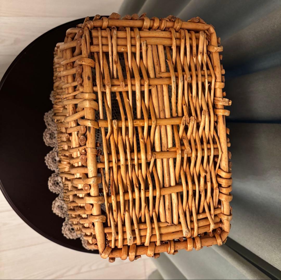 えぐみ様　ジュリスカお皿、バスケットとレースの下敷き