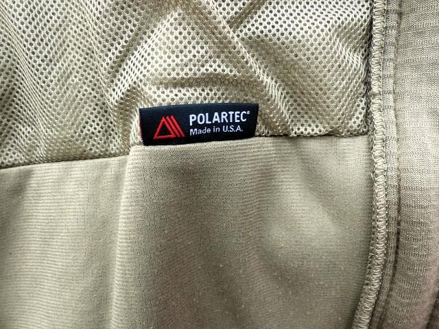 米軍実物　ポーラテックフリースジャケット　XL-L　コヨーテ ECWCS　165