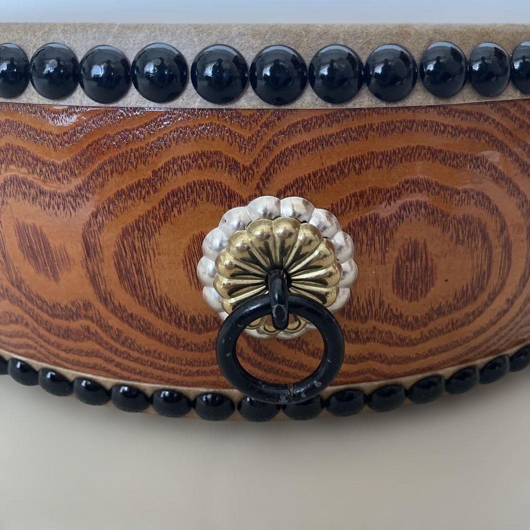 和太鼓 平太鼓 32.5cm 1尺1寸　和楽器 上鳴 日本製　くりぬき　本革