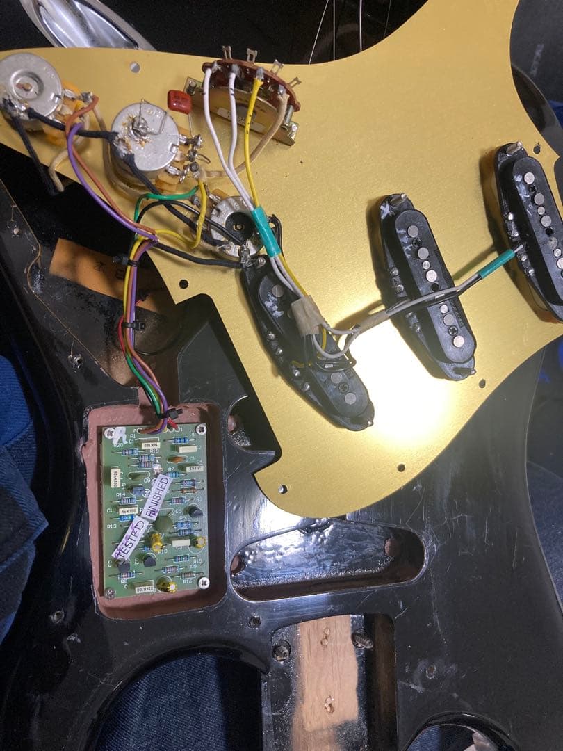 コンポーネントストラト　Vintage noiseless ミッドブースト回路