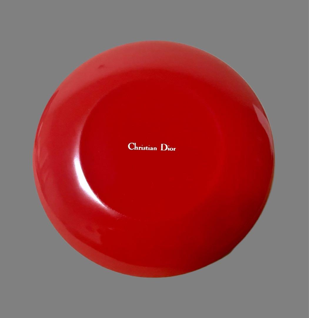 未使用 Christian Dior 銘々皿 5枚 (漆器 リボン柄)