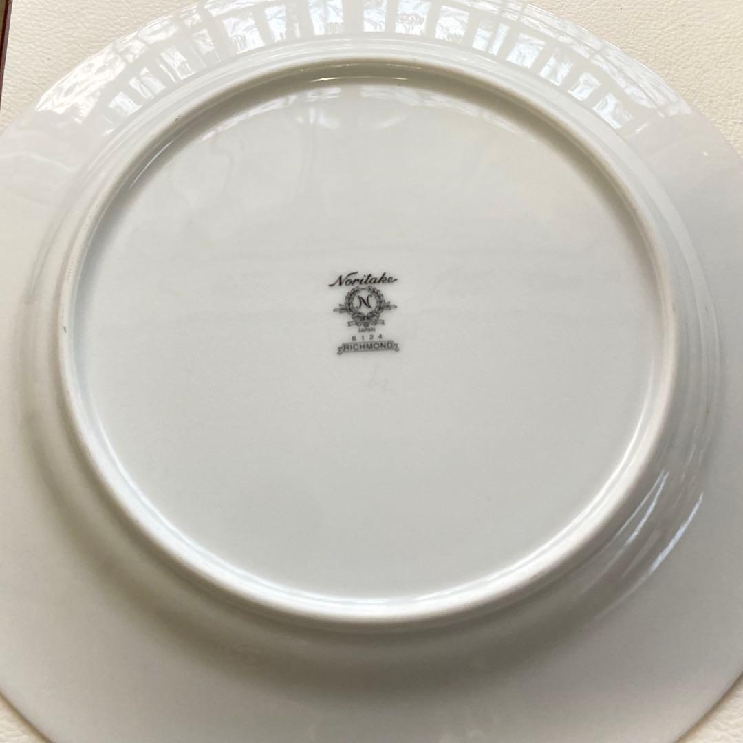 ノリタケ リッチモンド 皿 食器 ゴールド 金彩 26.5 6枚 レトロ 美品