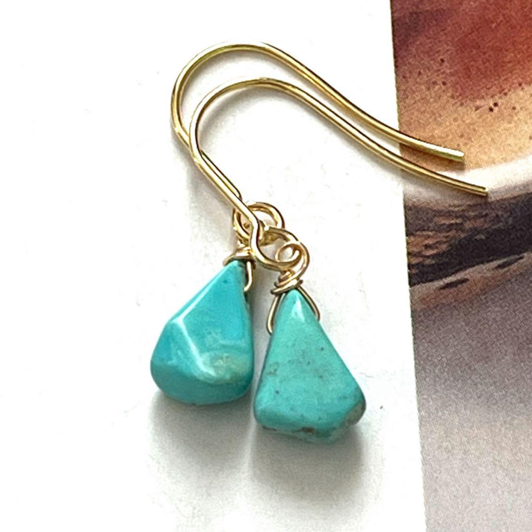 nagi☺︎ 1点作品☺︎ ホワイトムーンストーンピアス