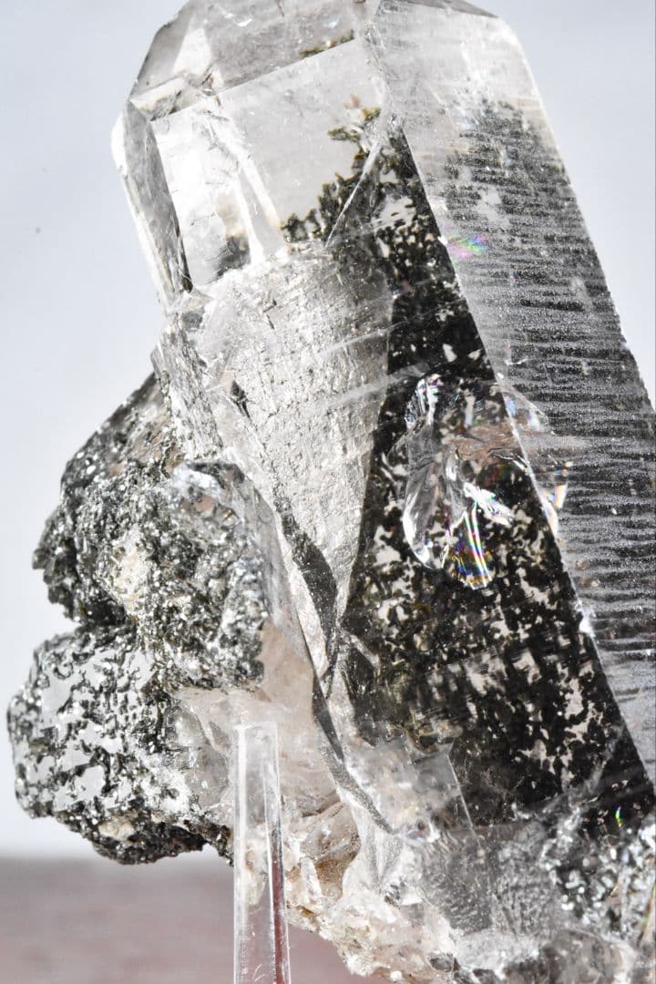 ロシアウラルDodo mine産 クローライトインスモーキークォーツ