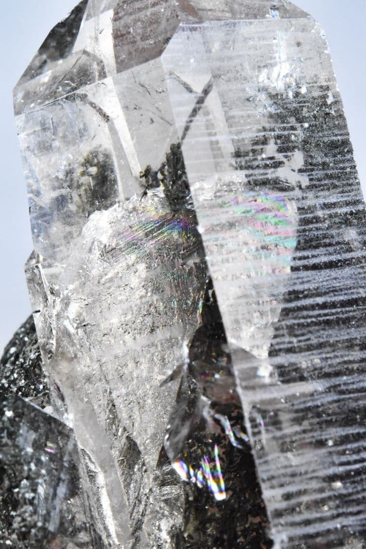 ロシアウラルDodo mine産 クローライトインスモーキークォーツ