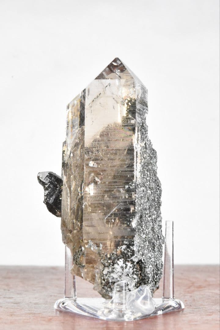 ロシアウラルDodo mine産 クローライトインスモーキークォーツ