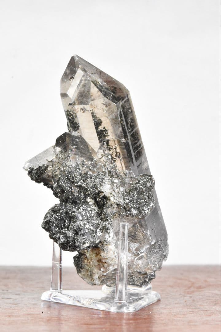 ロシアウラルDodo mine産 クローライトインスモーキークォーツ