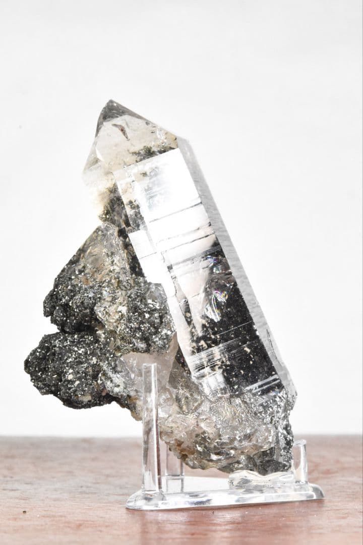 ロシアウラルDodo mine産 クローライトインスモーキークォーツ