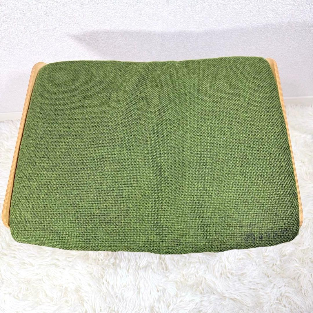 天童木工　柳宗理　バタフライスツール 座布団付き