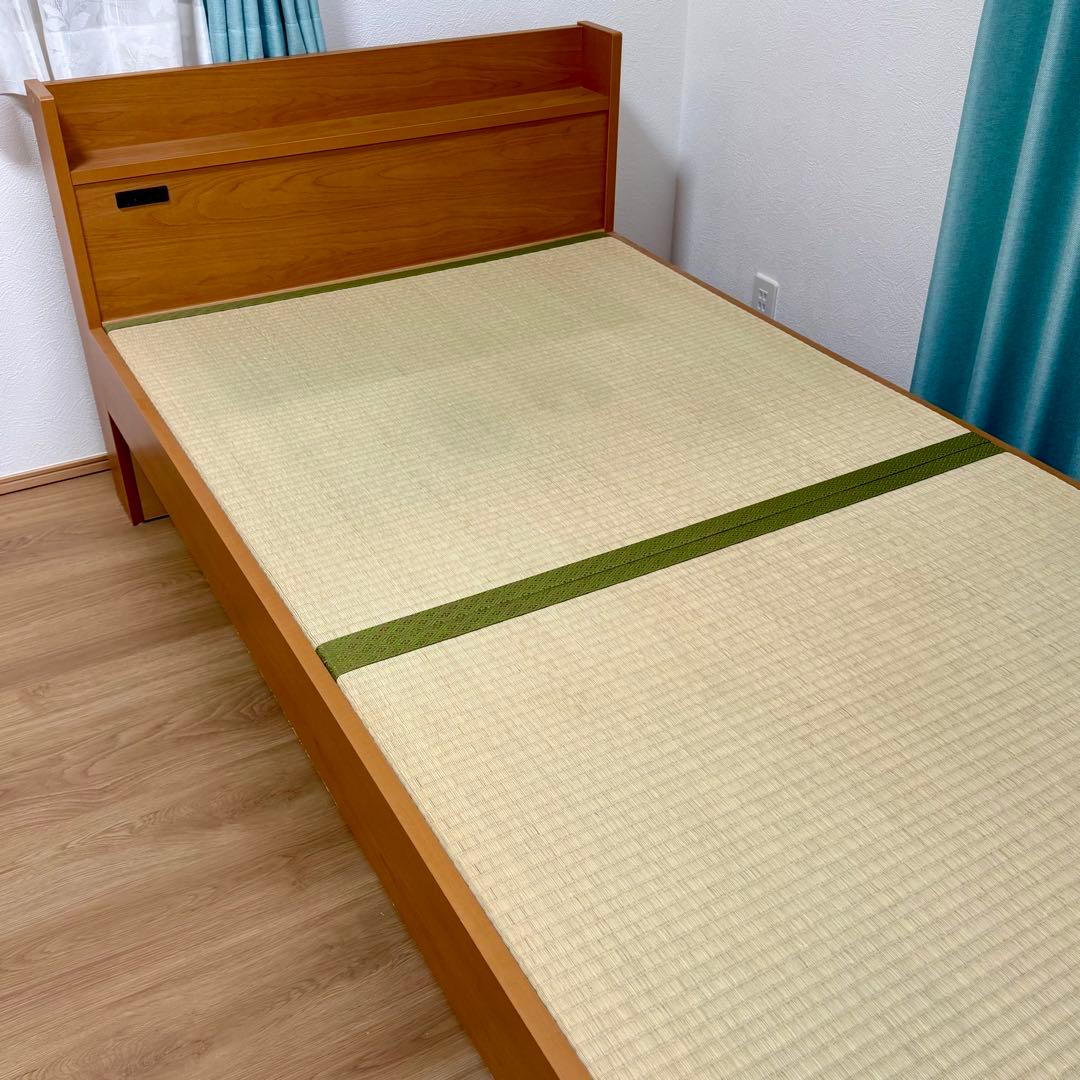 畳ベッド シングル ナチュラルウッド色