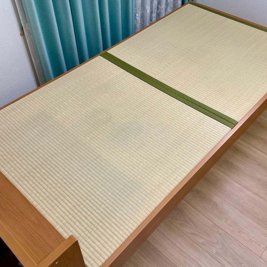 畳ベッド シングル ナチュラルウッド色
